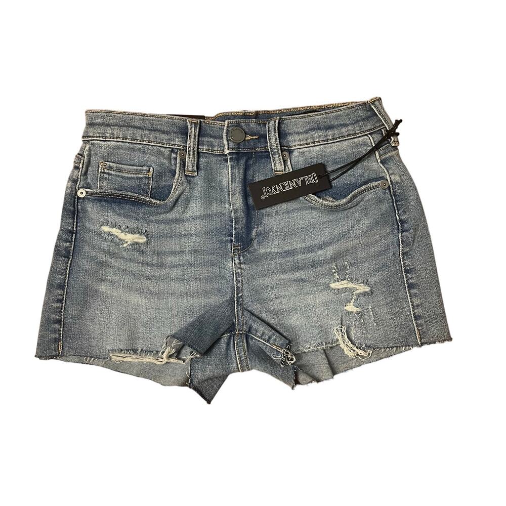 Blank NYC The Essex NWT Stretch Denim Cutoff Distressed Shorts Size 26